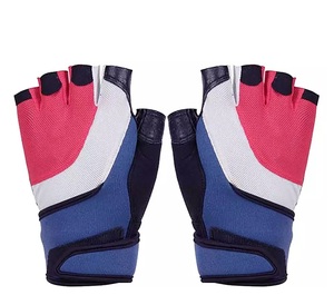 GAF Wholesale Half-Finger PU Leather Non-Slip Gym <b>Gloves</b> for Fitness <b>Weight</b> Lifting Sports Workout Racing Cycling Unisex - Product Image 5