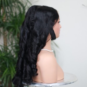Body Wave Lace Front <b>Wig</b> Natural <b>Black</b> Glueless Vietnamese Remy Human Hair Full Volume Steam Processed Wear Go Long <b>Wig</b> Wholes - Product Image 2