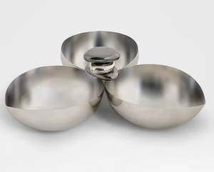 Stainless Steel <b>Mixing</b> <b>Bowl</b> <b>with</b> <b>Lid</b> Eco-Friendly Dishwasher Safe Modern Design Party Serving <b>Bowl</b> for Kitchen Use - Product Image 1