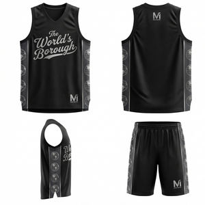 Conjunto de Camiseta y Pantalones Cortos de Baloncesto Profesional, Uniforme de Entrenamiento Atlético, Ropa Deportiva Transpirable, Equipación de Equipo Maluza Industries - Product Image 6