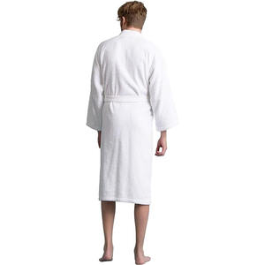 Peignoir en flanelle pour homme, prix d'usine, confortable, service OEM - Haute qualité, durable, élégant, poches personnalisables - Product Image 4