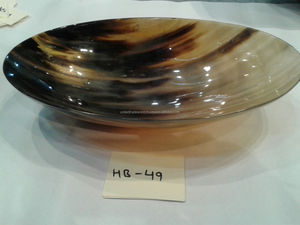 United Trade World ofrece una bandeja de servicio de cuerno de búfalo natural hecha a mano, bandeja decorativa ecológica para el hogar a un precio económico - Product Image 2