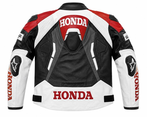 เสื้อแจ็คเก็ตสำหรับนักแข่ง Zonda MotoCP รุ่นพิมพ์ลาย สำหรับผู้ใหญ่ ทั้งชายและหญิง  ทันสมัย ผลิตจากหนัง กันน้ำ แห้งเร็ว ระดับการป้องกัน 2 ได้รับการรับรองมาตรฐาน CE เหมาะสำหรับทุกฤดู - Product Image 2