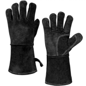 Gants de sécurité en cuir de vachette renforcé de qualité supérieure, certifiés EN420/EN388/ANSI, résistants à la chaleur pour la lutte contre les incendies industriels - Product Image 2