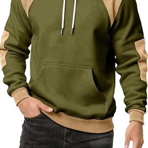 Veste à capuche d'hiver pour homme de qualité supérieure avec logo personnalisé, broderie OEM, manches longues, couleur unie, manteau d'extérieur 100% coton - Product Image 6