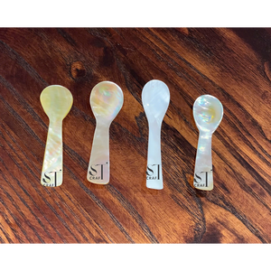 Cuillères à caviar de luxe en nacre de haute qualité, finition miroir, couleur personnalisée pour la crème glacée, le café, le service en restaurant - Product Image 5