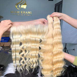 Cheveux vierges vietnamiens 100% naturels Remy, tissage de cheveux humains avec cuticules alignées, lisses comme des baguettes, 8-32 pouces, 100 grammes, toutes les couleurs adaptées au Royaume-Uni et aux États-Unis - Product Image 1