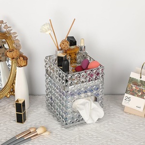 Elegante y Duradero Porta Servilletas de Cristal con Cuentas, Caja para Servilletas de Lujo para Mesa, Decoración para Hogar, Hotel, Restaurante y Bodas - Product Image 6