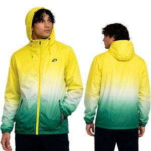 Ventes en gros de vestes coupe-vent en nylon de haute qualité, à capuche, dégradées, imperméables, pour la randonnée, l'entraînement en plein air, vestes pour hommes - Product Image 1
