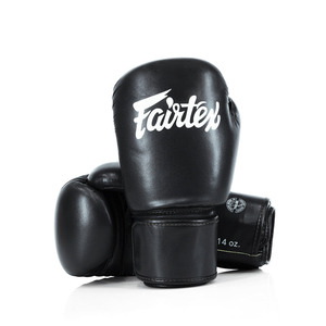 Synthetic Leather Boxing <b>Gloves</b> Comfortable Grip Shock Absorbing Padding Adjustable Wrist Strap Training Gear - Product Image 1