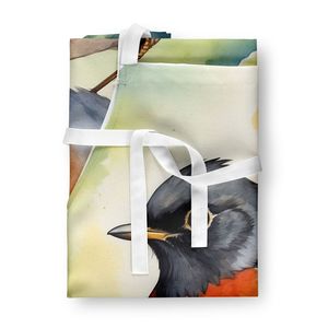 Wisconsin American Robin Unisex Large Multicolor <b>Kitchen</b> <b>Apron</b> for Cooking Baking Crafts Gardening-for Adults Both Men <b>Women</b> - Product Image 3