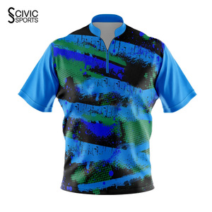 Custom Polyester Dartboard Polo Shirts <b>Dart</b> Jerseys and Bowling Shirts for <b>Dart</b> & Bowling - Product Image 3