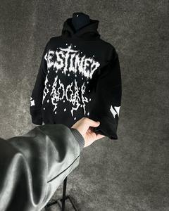Sweat à capuche personnalisé surdimensionné de luxe, broderie personnalisée, logo vierge, pour hommes, unisexe, streetwear, pull - Product Image 6