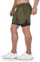 Shorts de sport unisexe personnalisés à motif, poches zippées, séchage rapide, respirant, taille mi-haute élastique, 100 % polyester, personnalisable sur mesure