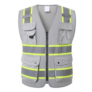 Gilets de sécurité réfléchissants haute visibilité pour hommes - Vêtements de travail décontractés respirants pour l'automne - Service OEM - Qualité supérieure - Product Image 1