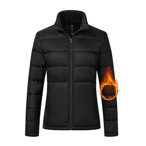 Chaquetas Acolchadas con Logotipo Personalizado al por Mayor, Nueva Ropa de Invierno, Chaquetas Acolchadas de Manga Larga para Mujer - Product Image 1