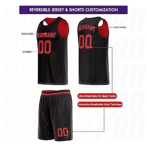 OEM Custom Basketball Jersey Set Men's Breathable Quick Dry Basketball Uniform Shirts Shorts Team Wear Manufacturer - Product Image 2