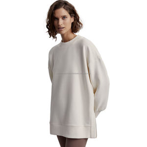 เสื้อสเวตเชิ้ตผู้หญิงไซส์ใหญ่ ระบายอากาศได้ดี น้ำหนัก 340 กรัม ผ้าฝ้าย 100% คุณภาพสูง สไตล์ใหม่ ขายดี - Product Image 6