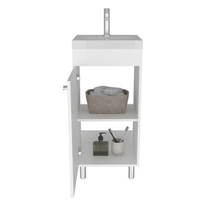 Lavabo Blanco para Baño Waterford, Elegante y con Estilo - Product Image 6