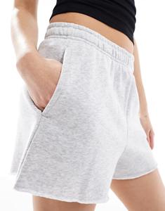 Shorts Deportivos Casuales para Mujer, Cintura Alta Elástica, Transpirables, con Logotipo Personalizado Impreso en DTF, 100% Algodón Felpa - Product Image 6