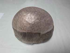 Toupee y Peluca de Cabello Humano Gris de Piel Fina, 100% Cabello Remy Indio, Rizado Kinky Yaki, Calidad Premium, Taz Hair Bangladesh, Trama Única - Product Image 2