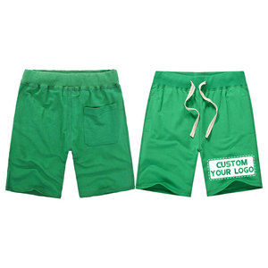Shorts de sport respirants en molleton 100 % coton avec taille élastique et cordon de serrage pour la gym, la course et les loisirs d'été – Vente en gros OEM en vrac - Product Image 4