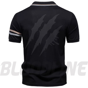 Camisa de Manga Corta para Hombre Bloodline, Blanca, Transpirable, Formal, con Logotipo Frontal, Corte Regular, Tejido de Algodón de 220g - Product Image 2