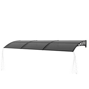 Tettoia per Finestre 40x120 Pollici, Protezione UV da Pioggia e Neve, per Porte d'Ingresso, Scarichi, Lavelli, Accessori per Porte e Finestre Esterne - Product Image 2