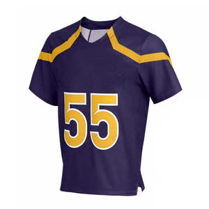 Maillot de lacrosse en polyester pour hommes, coupe athlétique, vêtements de sport performants pour l'entraînement et les matchs d'équipe, vente en gros - Product Image 4