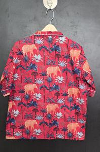 ชุดนอนผ้าฝ้ายลายพิมพ์ช้างสีสันสดใสขายดีปี 2026 ชุดนอนทำมือแบบยั่งยืน ระบายอากาศได้ดี แห้งเร็ว เหมาะสำหรับฤดูร้อน - Product Image 5