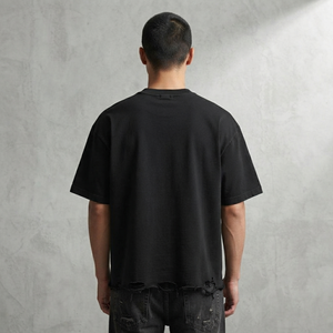 เสื้อยืดพิมพ์ลายกราฟิกแบบทำเก่า 100% ผ้าฝ้ายเนื้อนุ่ม คอกลม แขนสั้น สำหรับใส่สบายทุกเพศ - Product Image 6