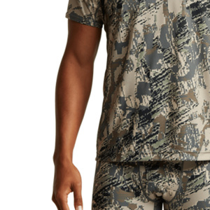 Chemise de chasse pour homme à manches courtes en softshell respirante, confortable, imperméable, antibactérienne, sur mesure, vente en gros, nouveauté - Product Image 4