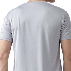 Nouveaux T-shirts pour hommes à manches courtes en polyester/coton, anti-plis, respirants, haute qualité, logo personnalisé, prix abordable - Product Image 6