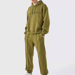 Nuevos chándales elegantes para hombre, chándales transpirables personalizados con costuras visibles, chándales extragrandes para hombre - Product Image 2