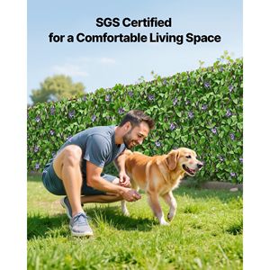 Schermo per Recinzione Espandibile 25,5 X 122, Pannello di Edera Artificiale Realistica con 50 Fascette, Parete Vegetale Artificiale Espandibile - Product Image 6