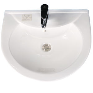 Lavabo de Pared de Porcelana Big Fortune, Lavabo de Cerámica Blanco para Proyectos de Hoteles y Apartamentos - Product Image 2