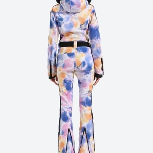 Traje de Nieve para Mujer con Estampado Tie Dye, Forro Polar, Impermeable, Transpirable, Aislado, con Capucha y Cremallera, Marca WARPRO - Product Image 2