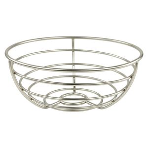 Luxury <b>Hanging</b> Stainless Steel <b>Wire</b> Fruit <b>Basket</b> Minimalist Design Polished Finish Dishwasher Safe for Home Kitchen Use - Product Image 2