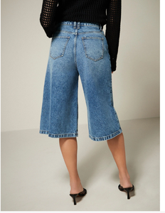 Nuevos pantalones cortos de mezclilla personalizados para mujer, de cintura alta, cómodos, transpirables, de secado rápido, estilo urbano, precio de fábrica. - Product Image 6