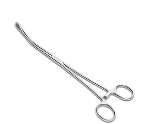 High Quality Medical Stainless Steel Straight Head Elbow <b>Sponge</b> Pliers with Teeth for Cupping Round Pliers 18/25cm Size Optional - Product Image 2