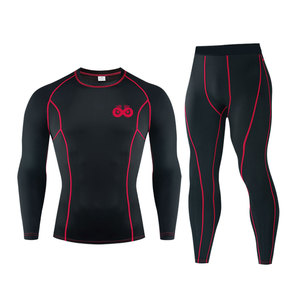 Conjunto de Ropa Interior Térmica Personalizada al por Mayor, de Secado Rápido, Precio Económico, para Hombres, para Fitness - Product Image 1