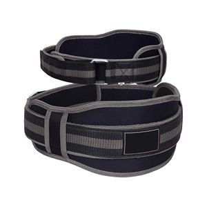 Cinturón de Soporte Lumbar Acolchado de Neopreno Rojo con Malla, Protección Profesional, Compresión, Transpirable, para Gimnasio y Entrenamiento - Product Image 2