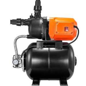 Pompa di Sollevamento Acqua Automatica da 1 HP per Irrigazione, 1000 GPH/3700 L/H, Prevalenza 164 ft, Serbatoio a Pressione 20/40 PS, Pompa per Pozzi Poco Profondi - Product Image 4