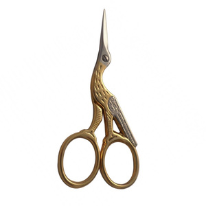 Golden Color Fancy Embroidery <b>Scissors</b> German Stainless Steel Pocket Hold <b>Sewing</b> <b>Scissors</b> With Custom Packing - Product Image 5