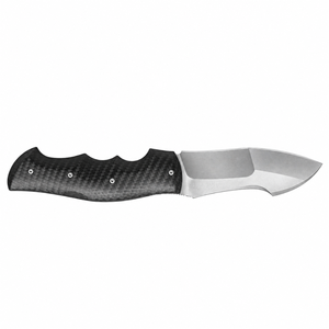 Cuchillos de Caza de Hoja Fija con Mango Texturizado Negro con Ranuras para los Dedos y Hoja Ancha de Acero para Campismo, Supervivencia y Actividades al Aire Libre - Product Image 5