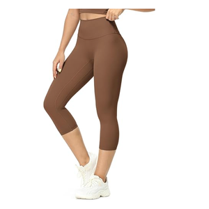 Nouvelle Arrivée - Leggings Capri de Yoga pour Femme, Confort Extérieur, Extensibles, Séchage Rapide, Idéaux pour le Sport et le Fitness - Vente en Gros Personnalisée - Product Image 1