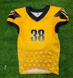 Uniformes entièrement personnalisés, respirants, taille sur mesure, confortables, haute qualité, prix raisonnable, uniforme de football américain - Product Image 4