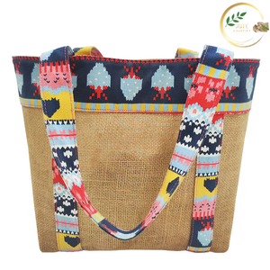 Bolsa de Compras de Yute Natural Lisa para Impresión y Personalización DIY - Product Image 5