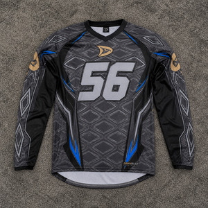 Maillot de motocross personnalisé à manches longues, respirant, en polyester, pour course tout-terrain, fabricant de maillots de moto tout-terrain - Product Image 1