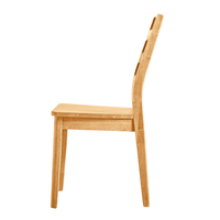 Chaise de salle à manger pliable en bois de caoutchouc moderne - Meubles de salle à manger pour la maison, le bureau, l'appartement et l'hôtel
